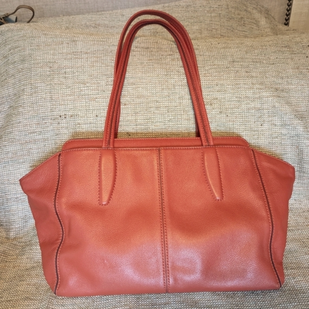 Tumi Leather Tote Shoulder Bag Like with Dust Bag